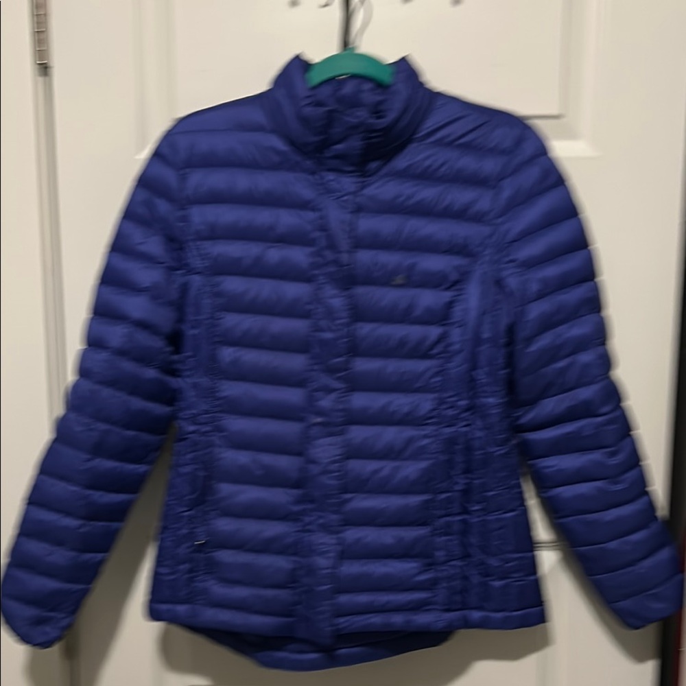Royal Blue Quilted Puffer Jacket
